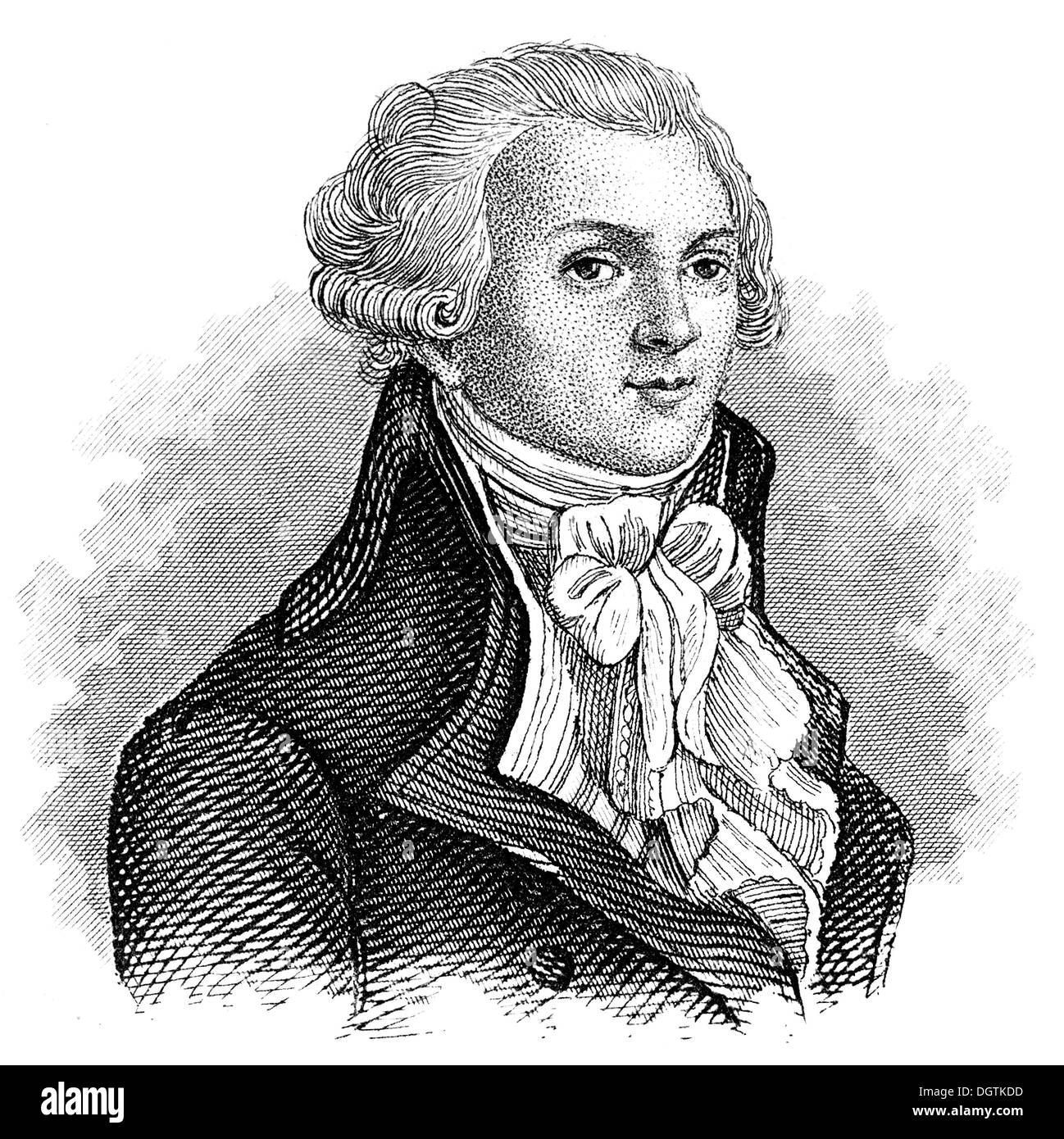 Portrait maximilien de robespierre 1758 hires stock photography and