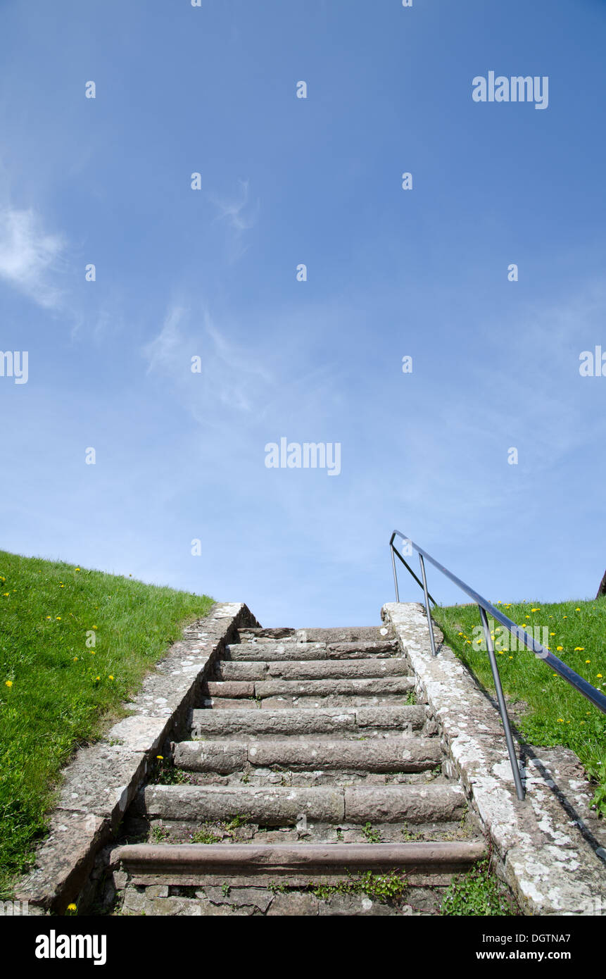 Ancient stairs Stock Photo
