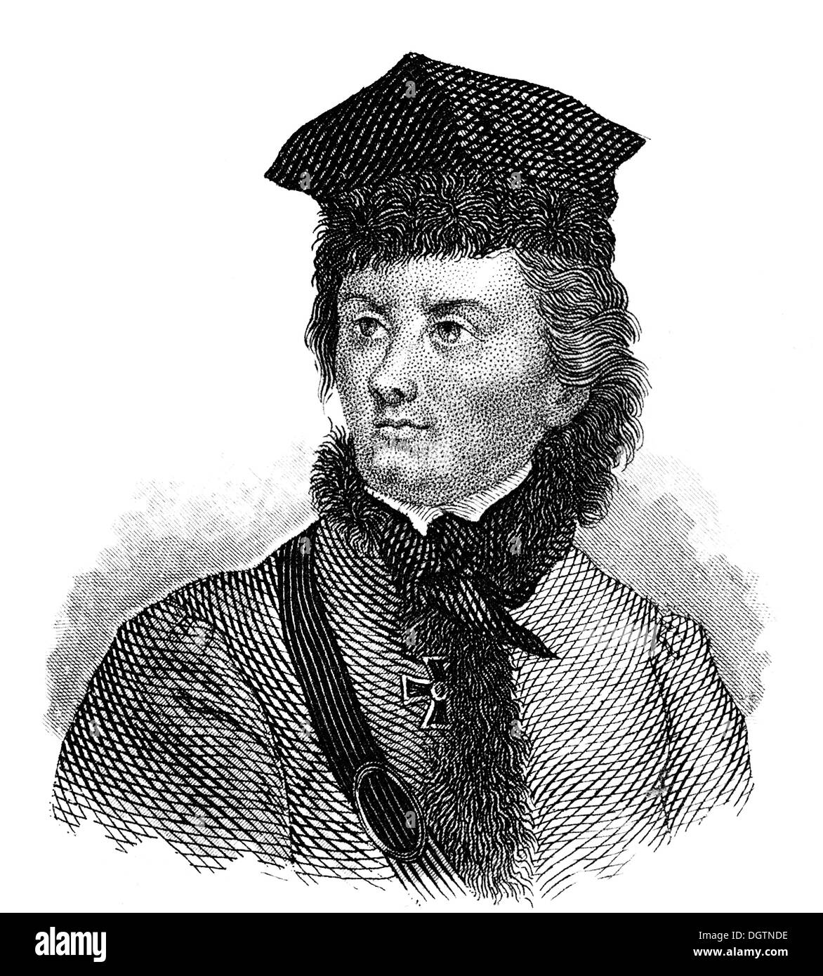 Andrzej Tadeusz Bonawentura Kościuszko, or Andrew Thaddeus Bonaventure Kościuszko; 1746 - 1817, a national hero in Poland, Stock Photo