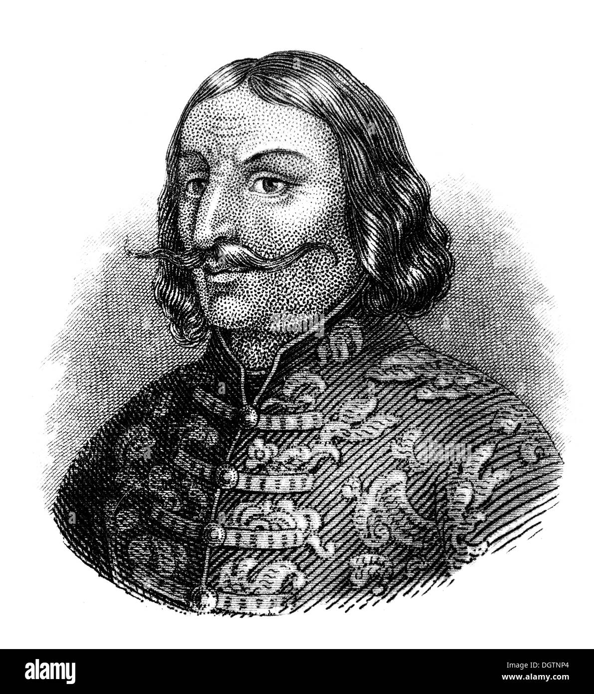 John Hunyadi, 1387 - 1456, a leading Hungarian military and political figure, Stock Photo