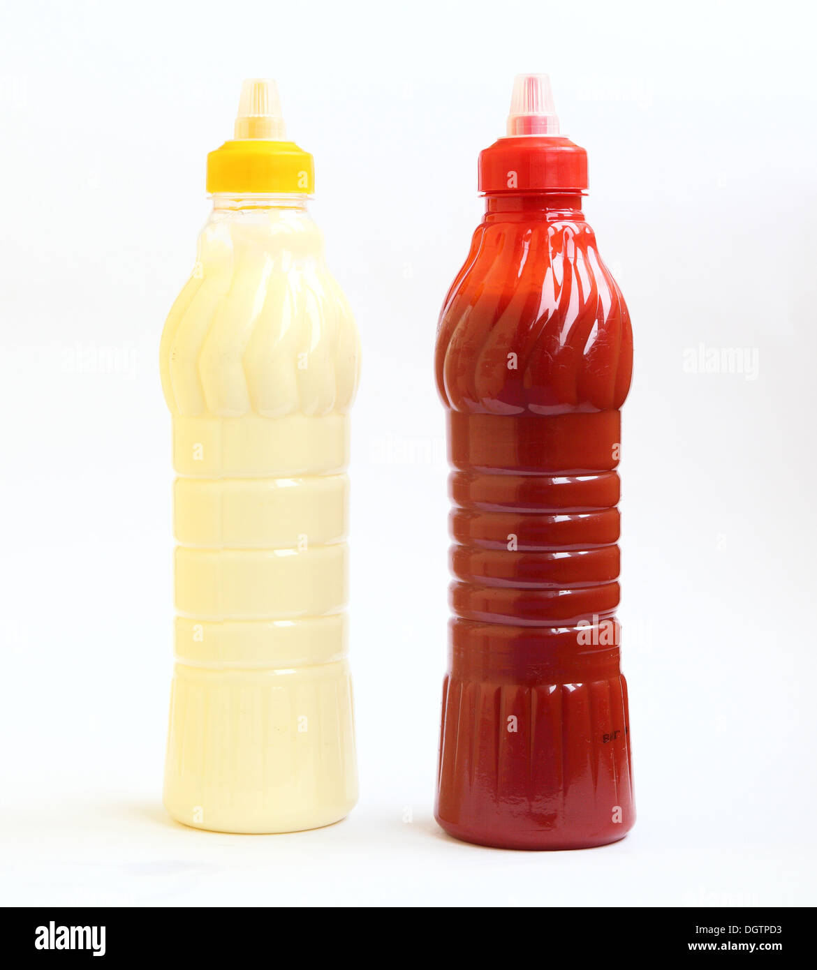 bottle of ketchup and mayonnaise Stock Photo Alamy