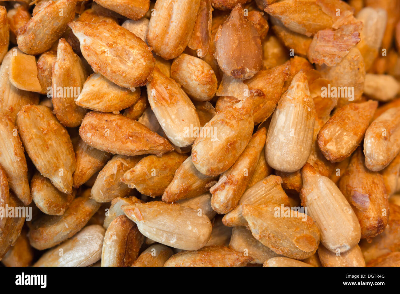 Dry roasted sunflower kernels Stock Photo Alamy