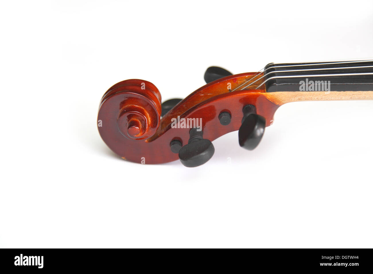 fingerboard violin isolated on white background Stock Photo
