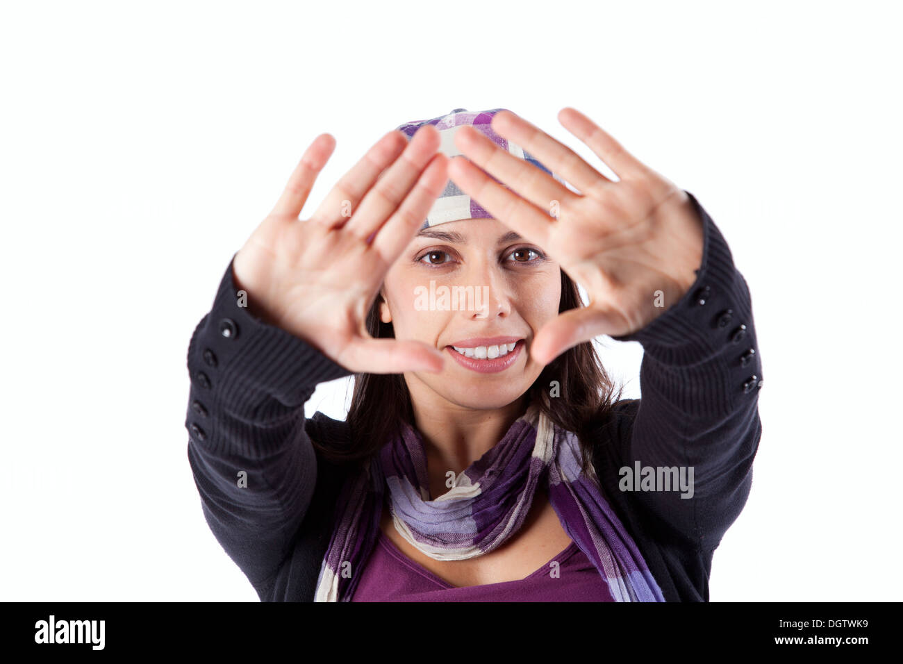 Hip hop dancer showing some movements Stock Photo