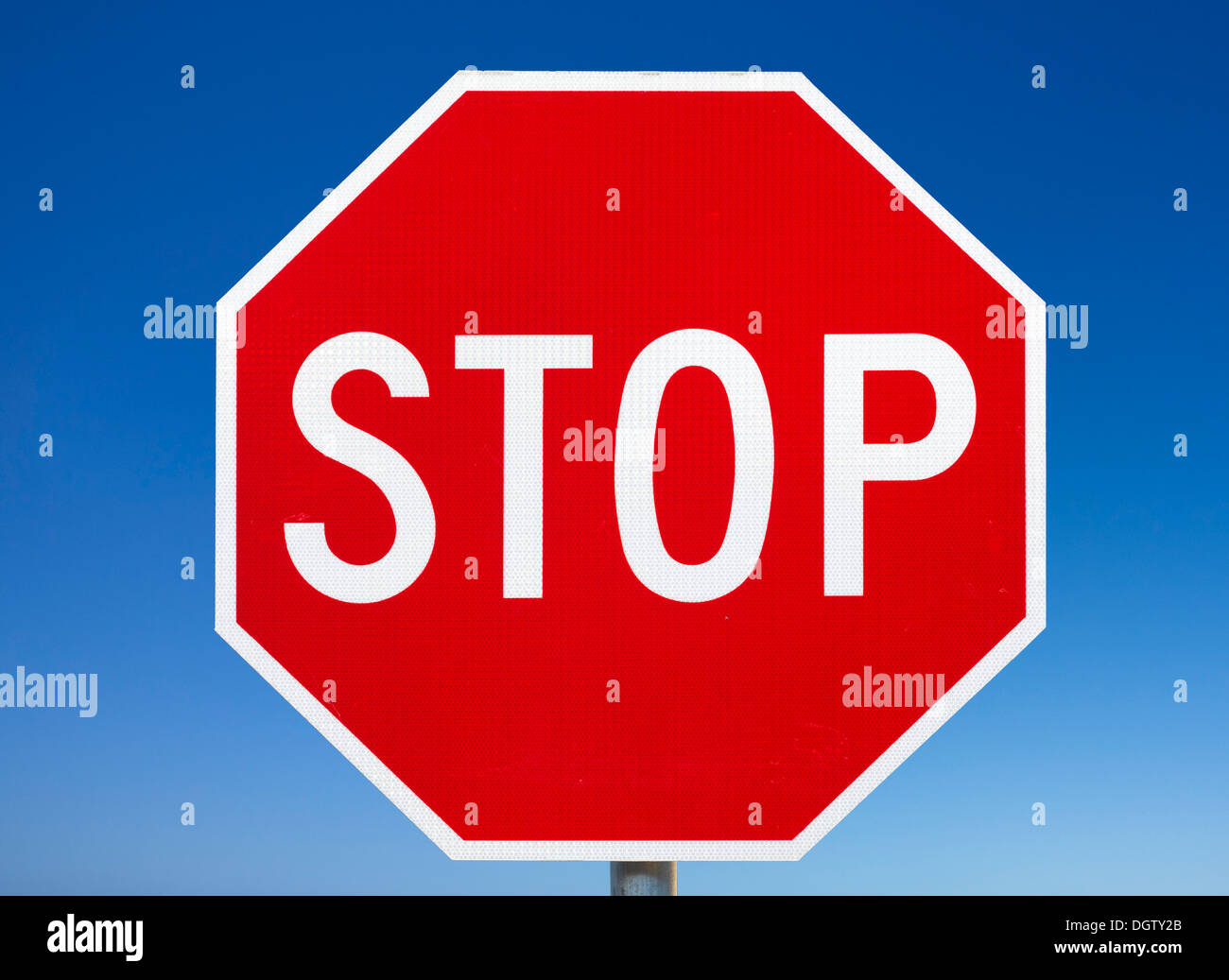 Stop Sign, USA Stock Photo