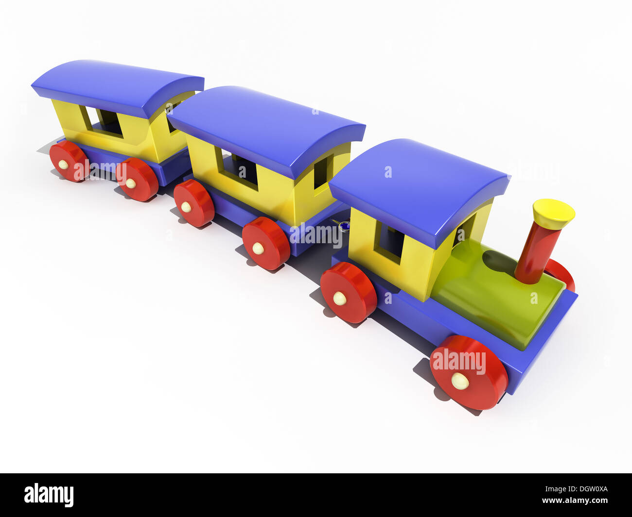 Toy train Stock Photo