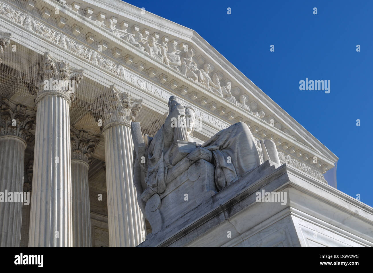 Supreme Court Statue Stock Photo Alamy