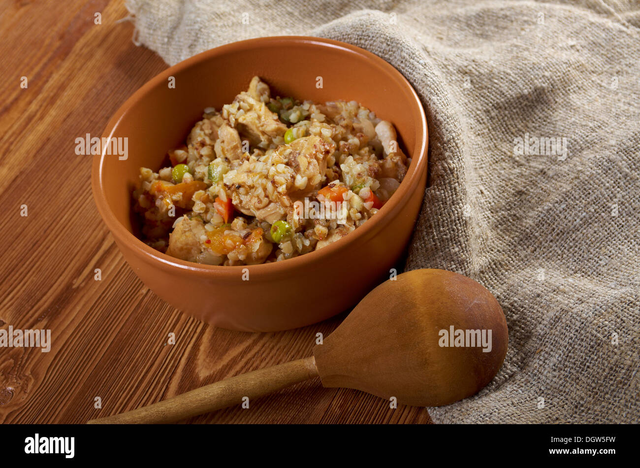 Russian Buckwheat porridge Stock Photo Alamy