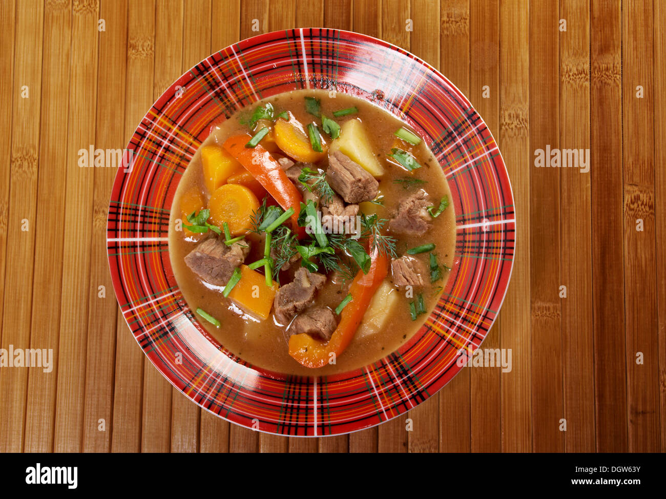 Irish stew with tender lamb meat Stock Photo Alamy