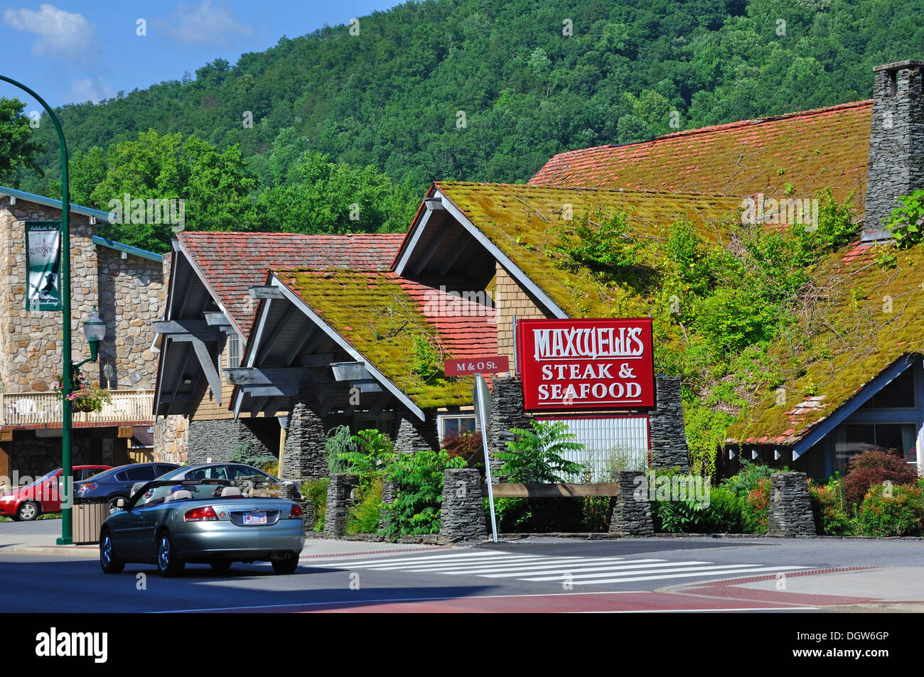 Maxwells Steak & Seafood Restaurant, Gatlinburg, Tennessee, USA Stock Photo Alamy