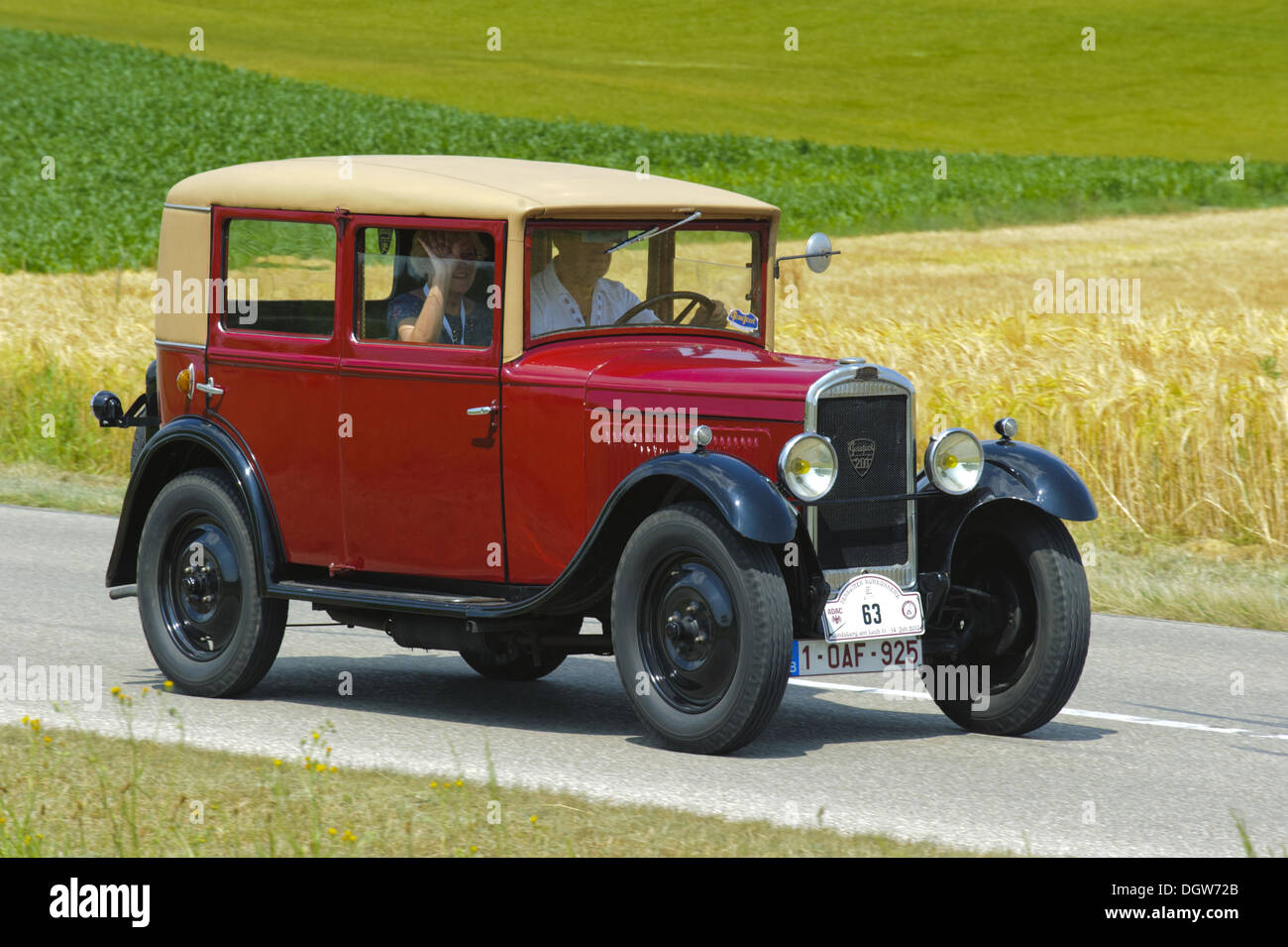 oldtimer car Peugeot 201 Stock Photo