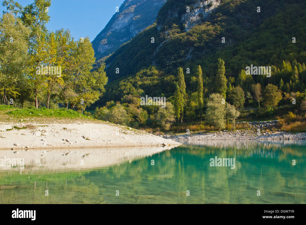 Lake Tenno, Italy Stock Photo