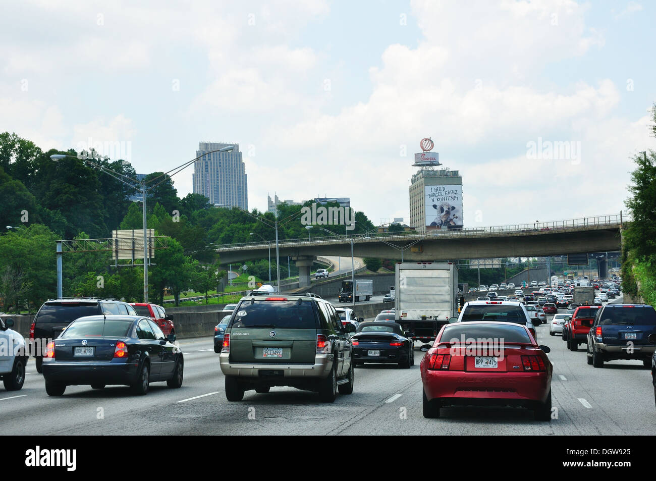 Traffic in Atlanta, USA Stock Photo Alamy