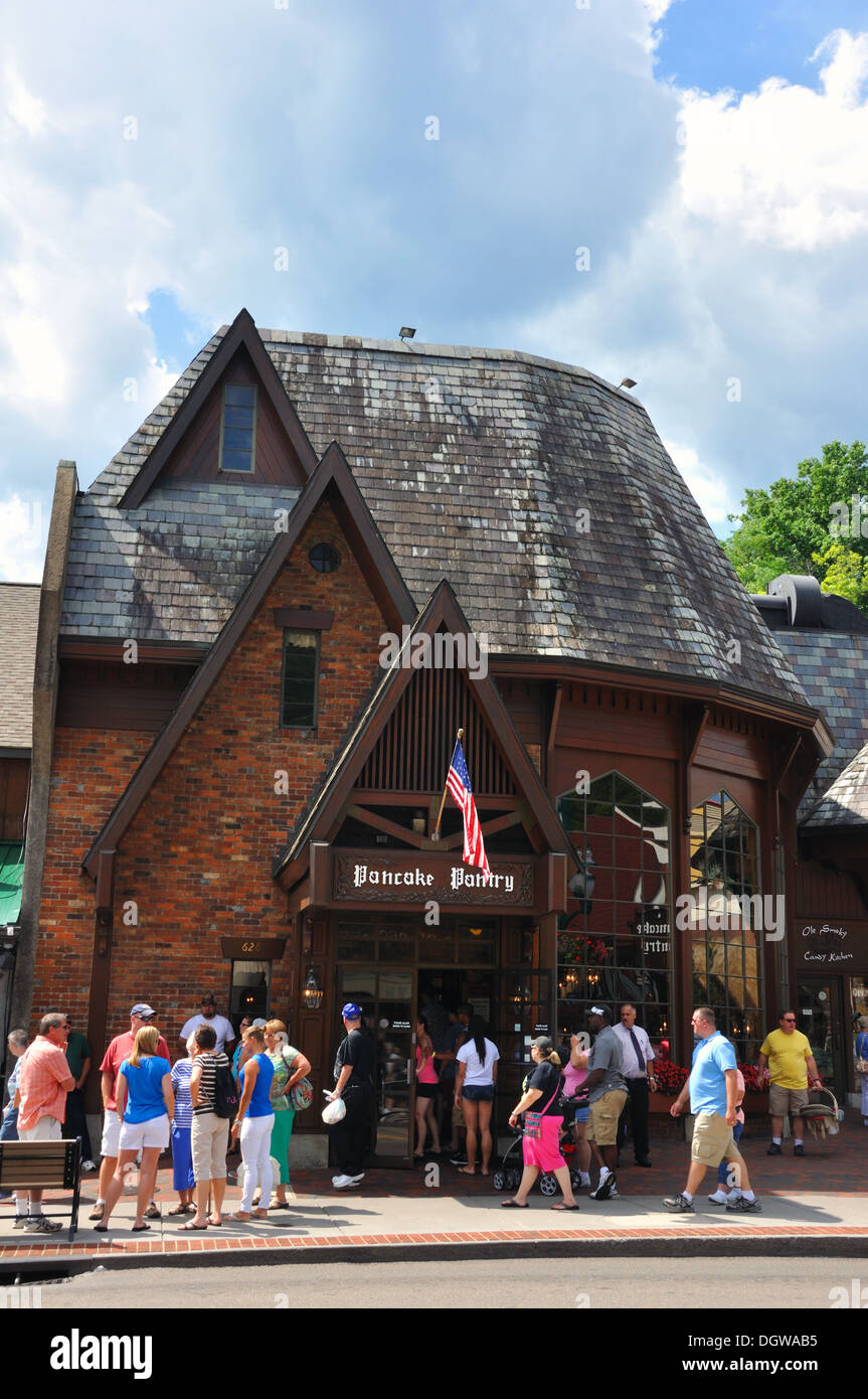 Pancake Pantry Restaurant Gatlinburg Tennessee Usa Stock Photo