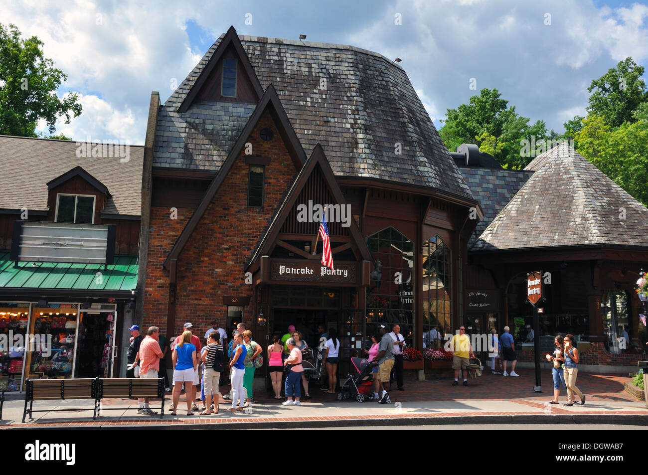 Pancake Pantry Restaurant Gatlinburg Tennessee Usa Stock Photo