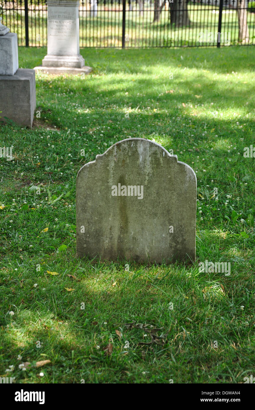Old grave with no name on it Stock Photo Alamy