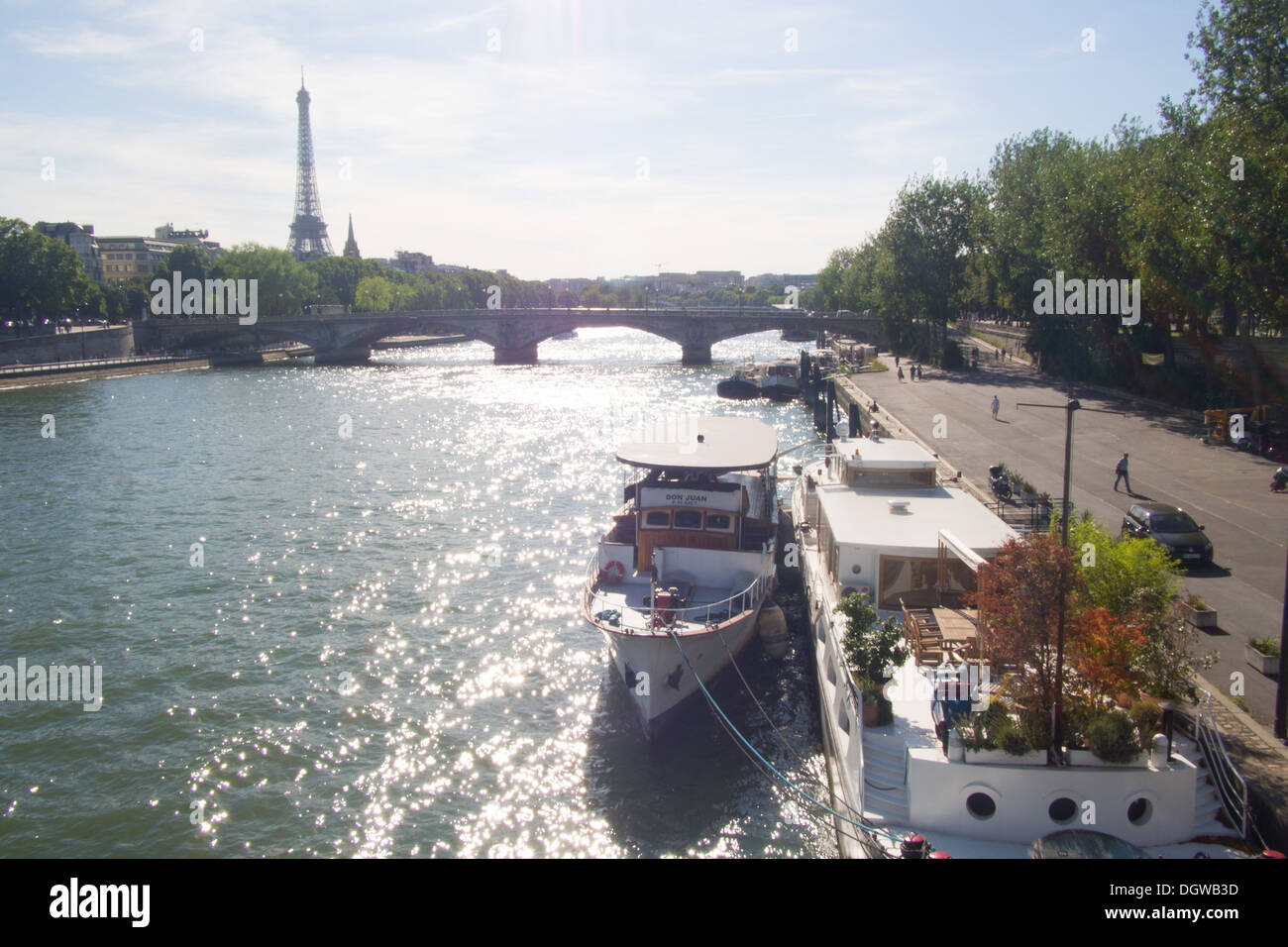River Seine, Paris, France Stock Photo