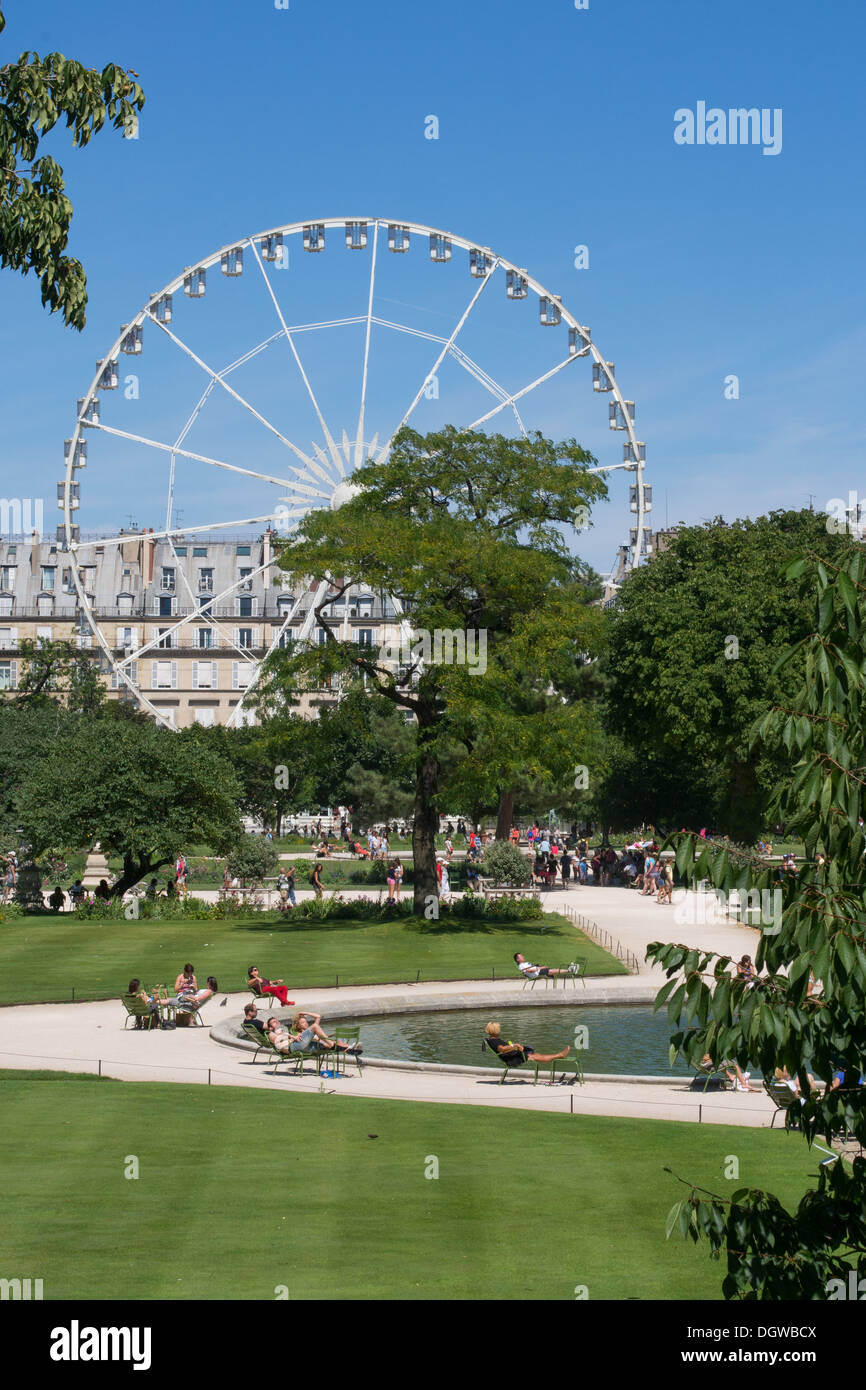 Tuileries garden, Paris, France Stock Photo