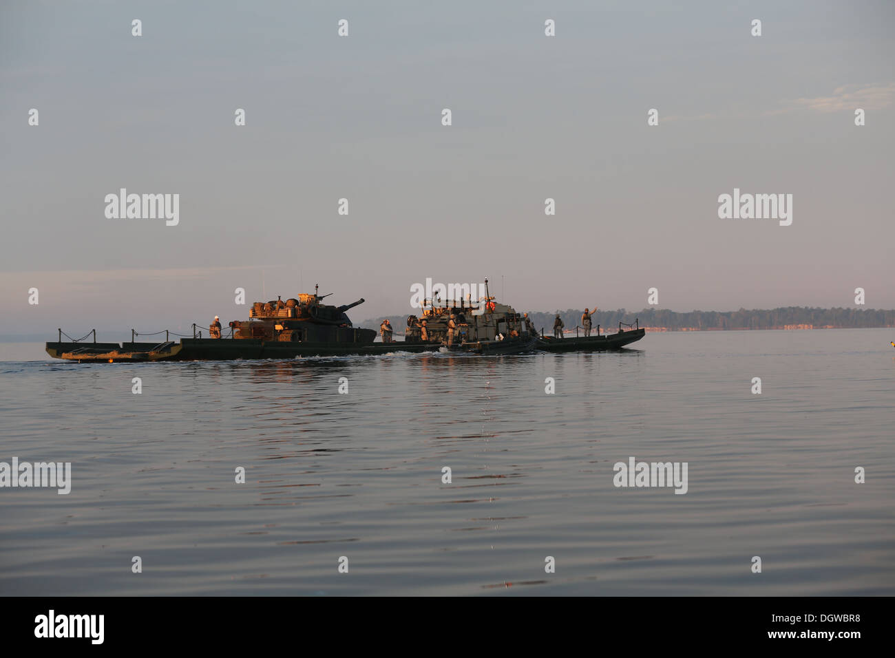 Marines with Bridge Company, 8th Engineer Support Battalion, 2nd Marine