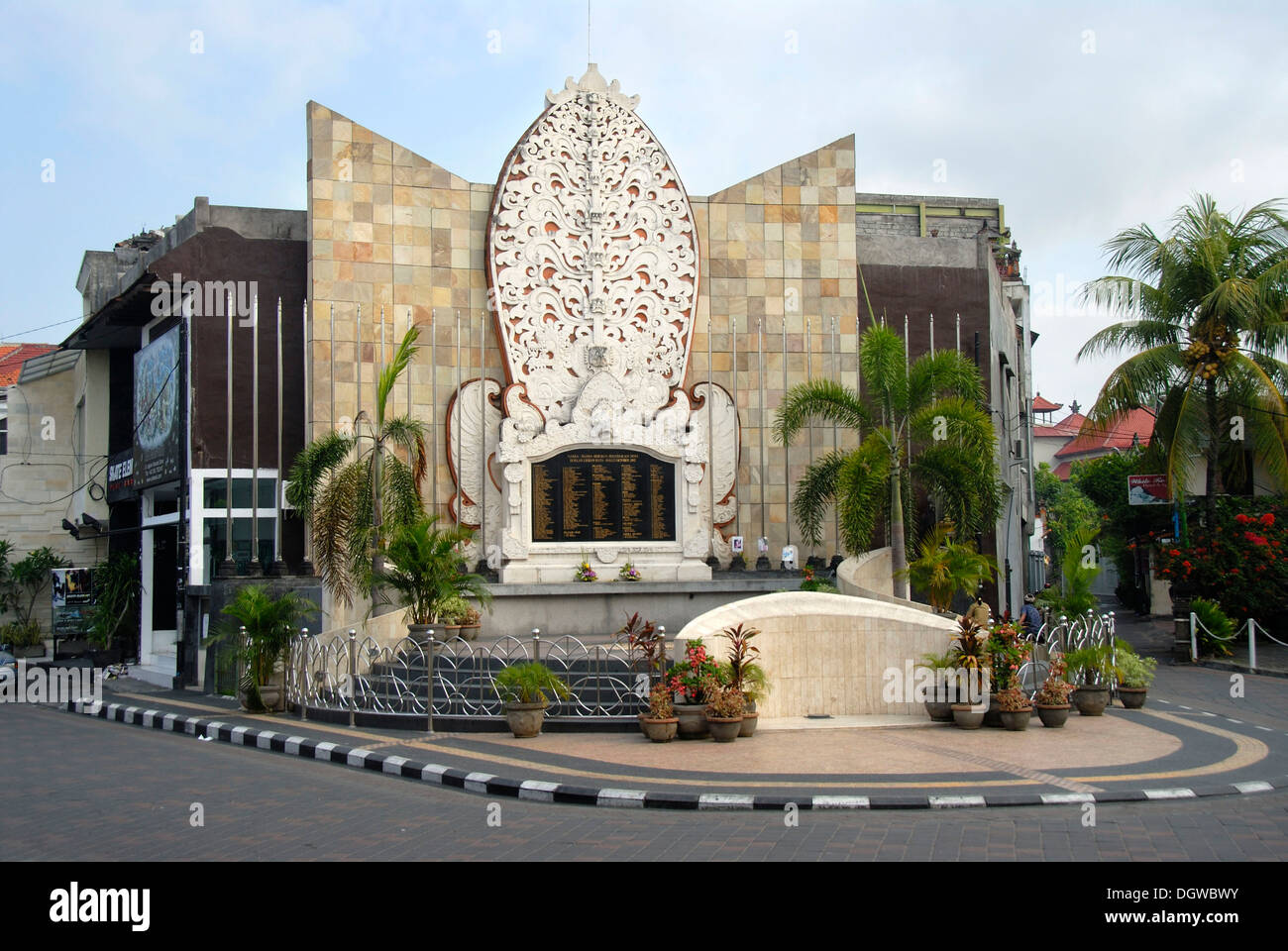 Bali Bomb Memorial for the victims of the terrorist attacks in 2002, Kuta, Bali, Indonesia, Southeast Asia, Asia Stock Photo