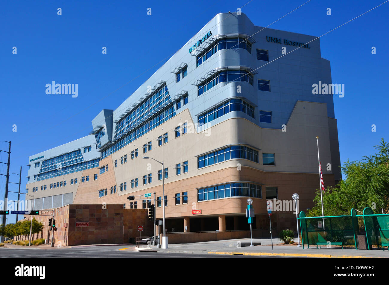 The University of New Mexico Children's Hospital, Albuquerque, New Mexico, USA Stock Photo