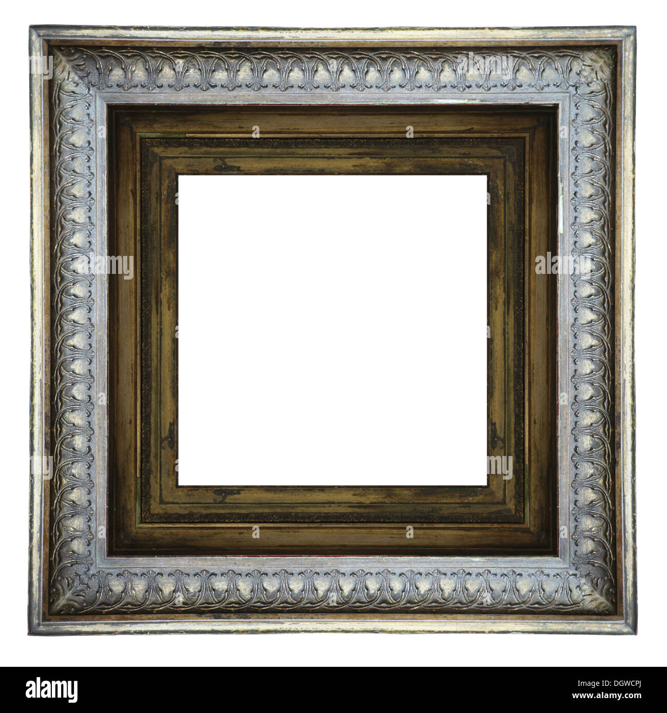 antique classical frame isolated on white background Stock Photo - Alamy