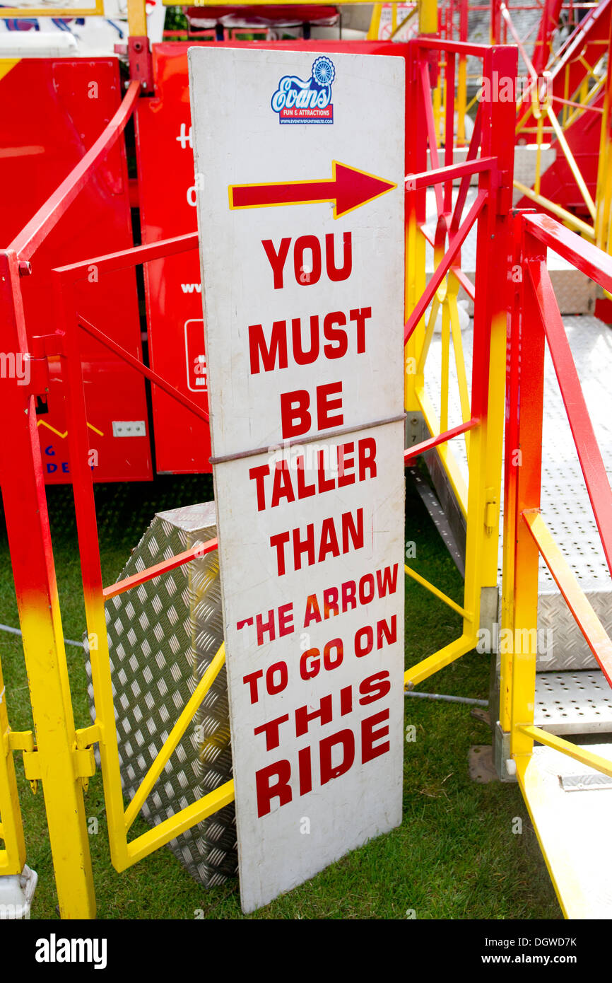 Height restriction ride hires stock photography and images Alamy
