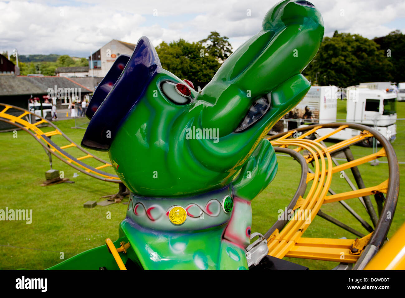 Some of Taylors Cumbria Amusements funfair rides and stalls on the ...