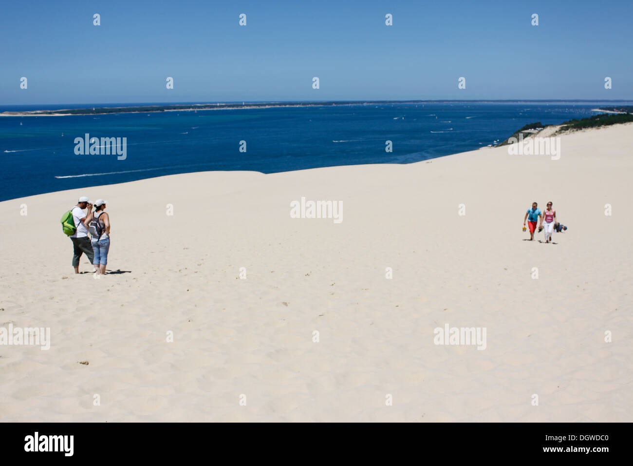BASSIN D'ARCACHON (France), la plage de Pyla Sur Mer Stock Photo | Adobe Stock