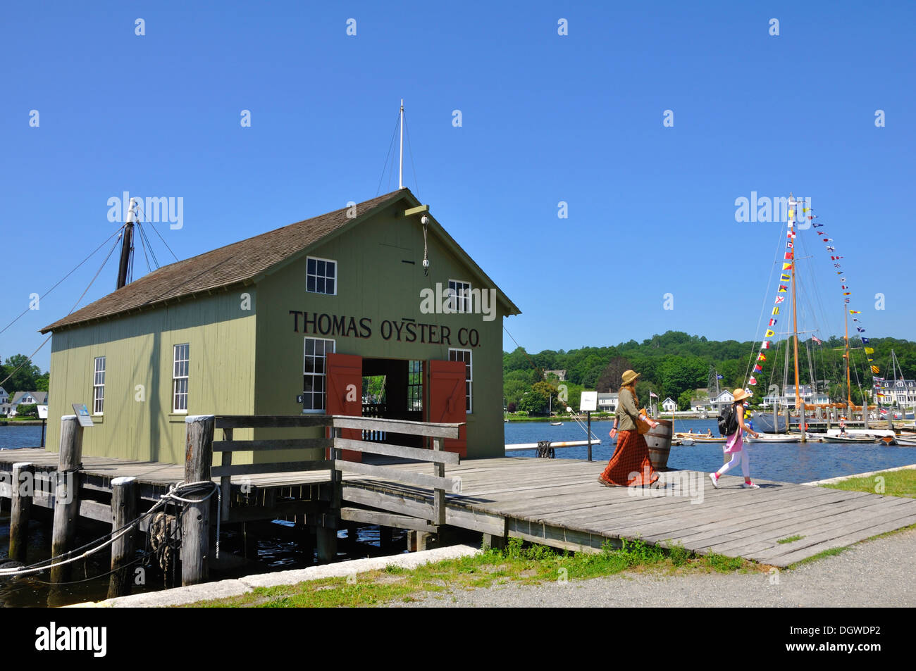 Thomas Oyster House, Mystic Seaport, Connecticut, USA Stock Photo Alamy