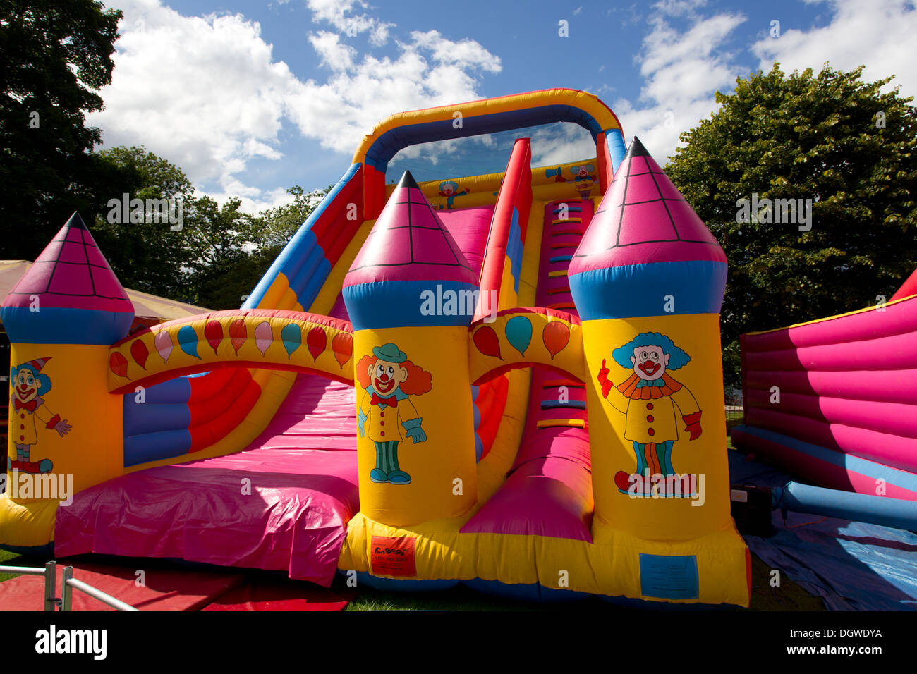 Some of Taylors Cumbria Amusements funfair rides and stalls on the ...
