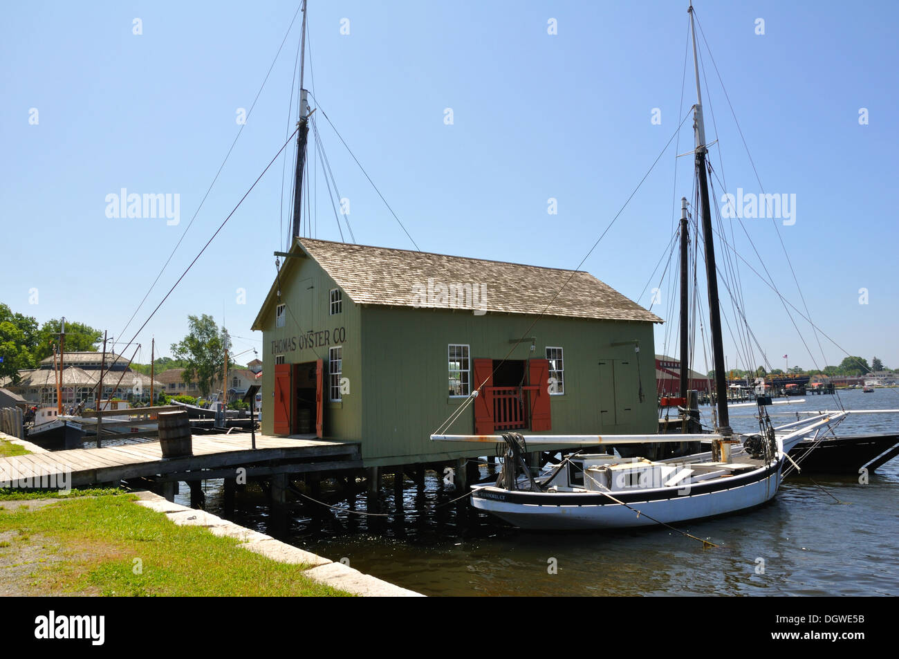 Thomas Oyster House, Mystic Seaport, Connecticut, USA Stock Photo Alamy