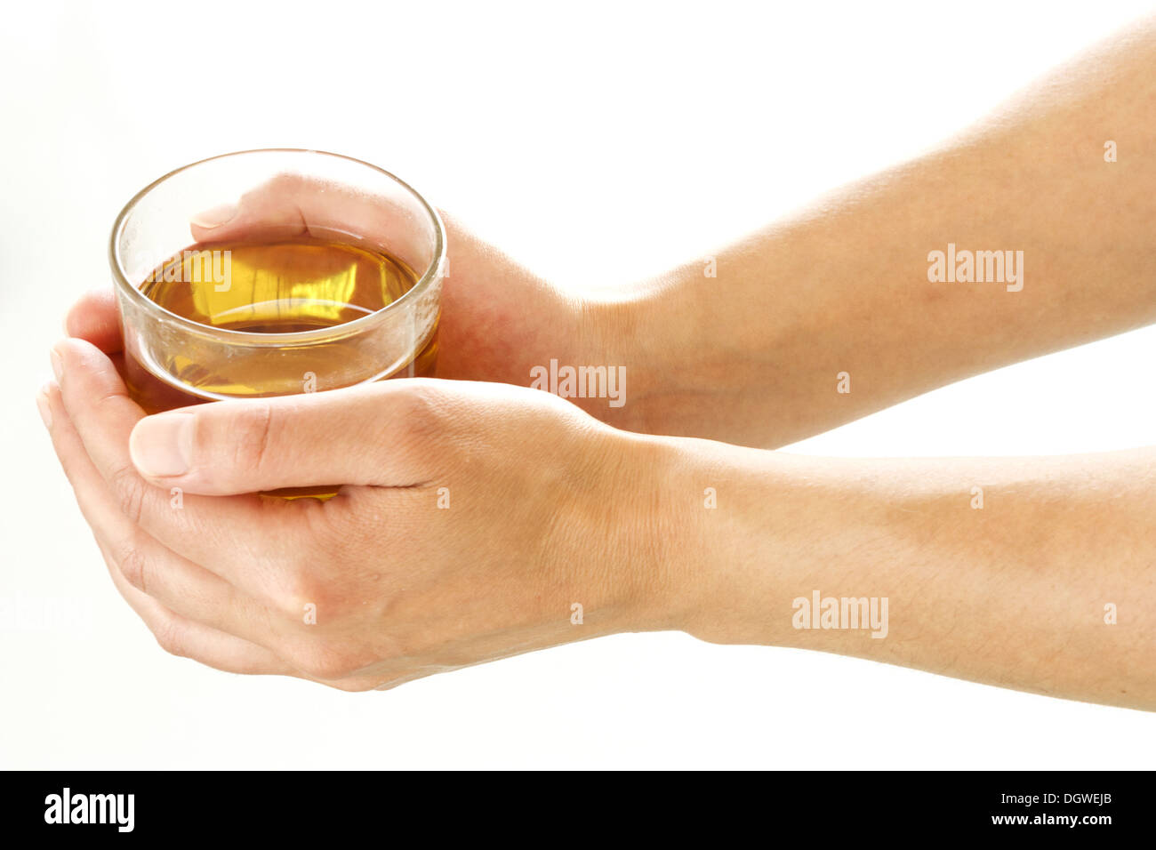 Hand Over Tea Refresh holding hands hi-res stock photography and images - Alamy