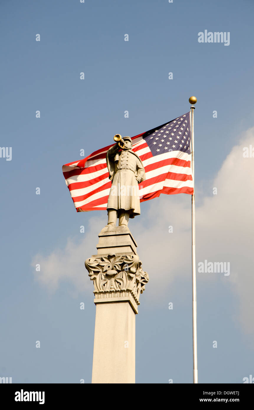Soldiers' & Sailors' Monument for Easton area veterans killed during