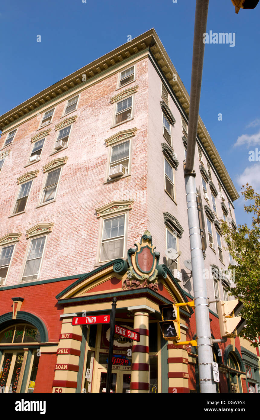 Pawn shop in Easton Pa, United states. Stock Photo