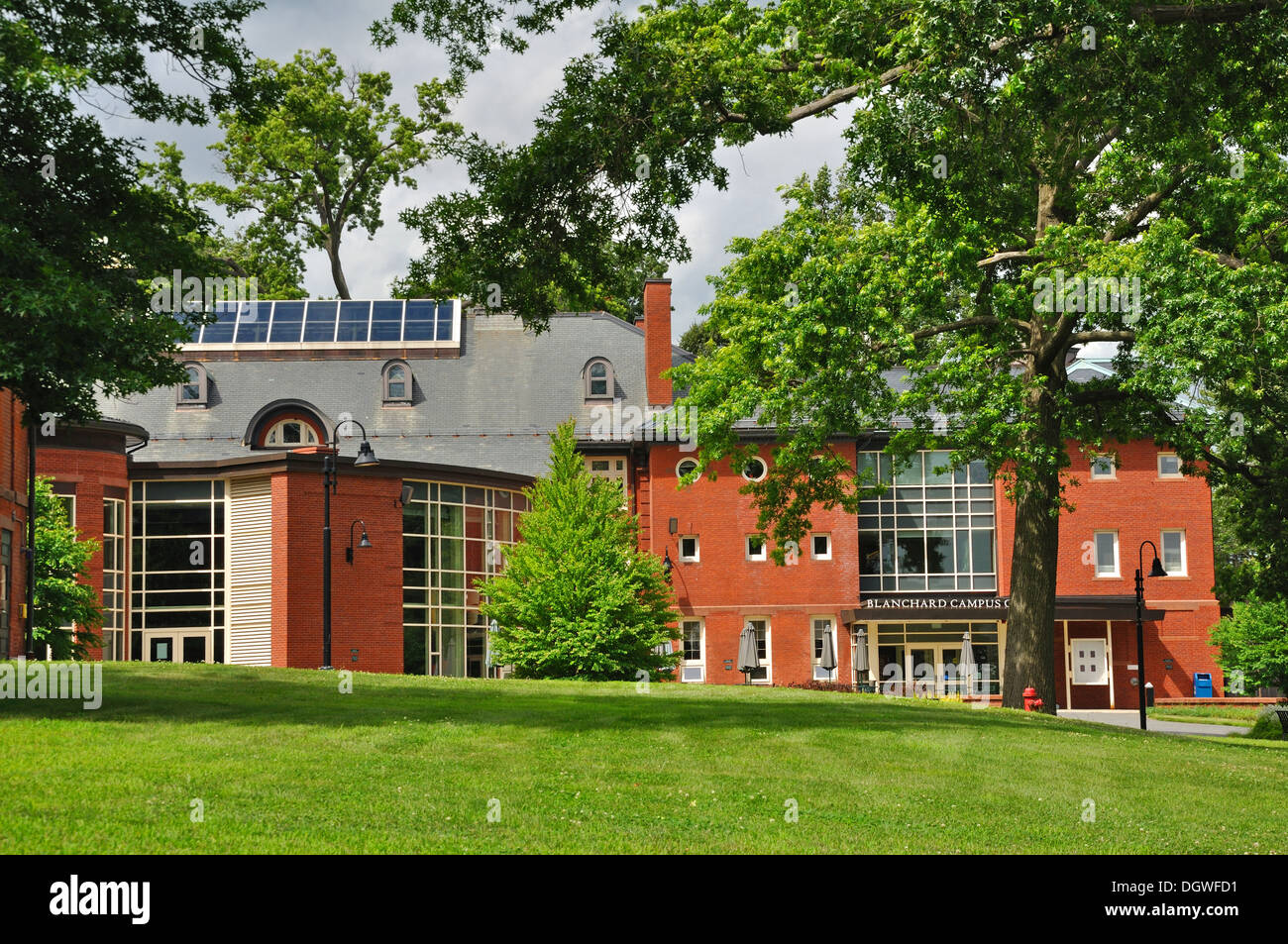 Mount Holyoke College, South Hadley, Massachusetts, USA - Blanchard Campus Center Stock Photo