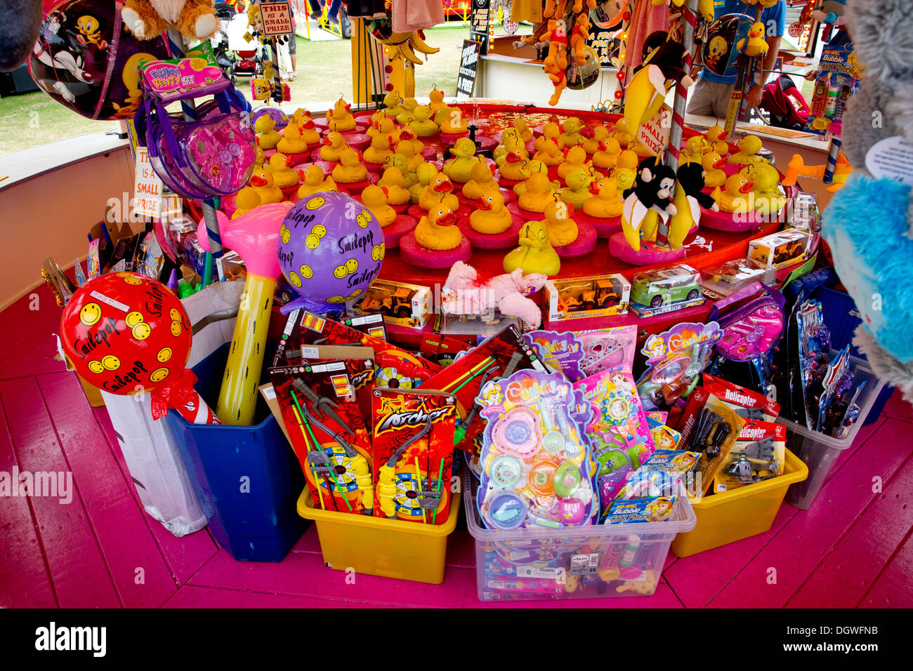 Some of Taylors Cumbria Amusements funfair rides and stalls on the ...
