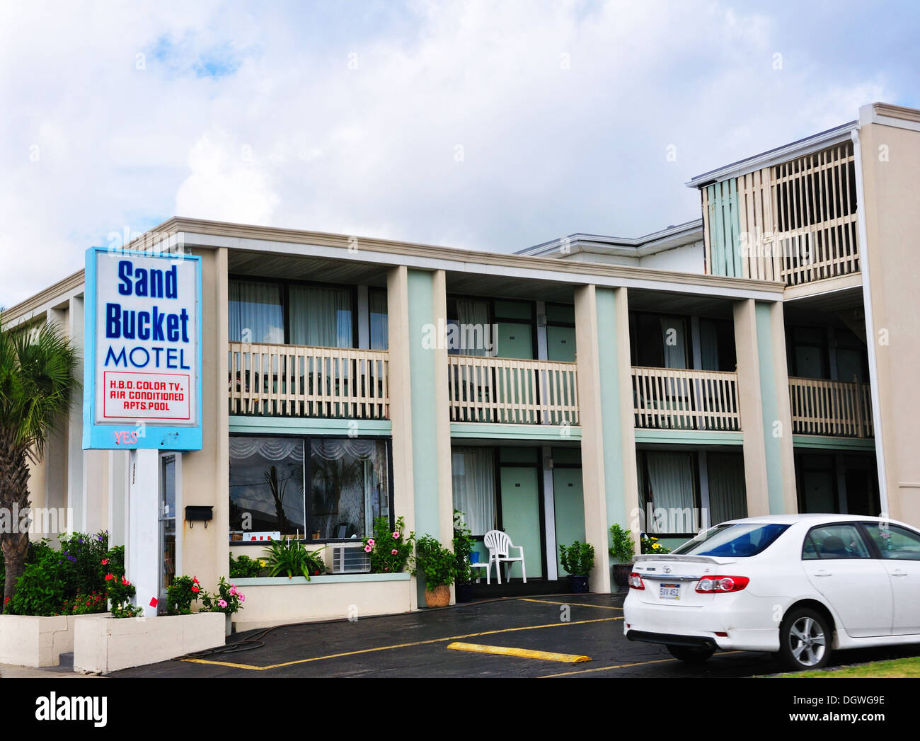 Sand Bucket Motel, Myrtle Beach, South Carolina, USA Stock Photo Alamy
