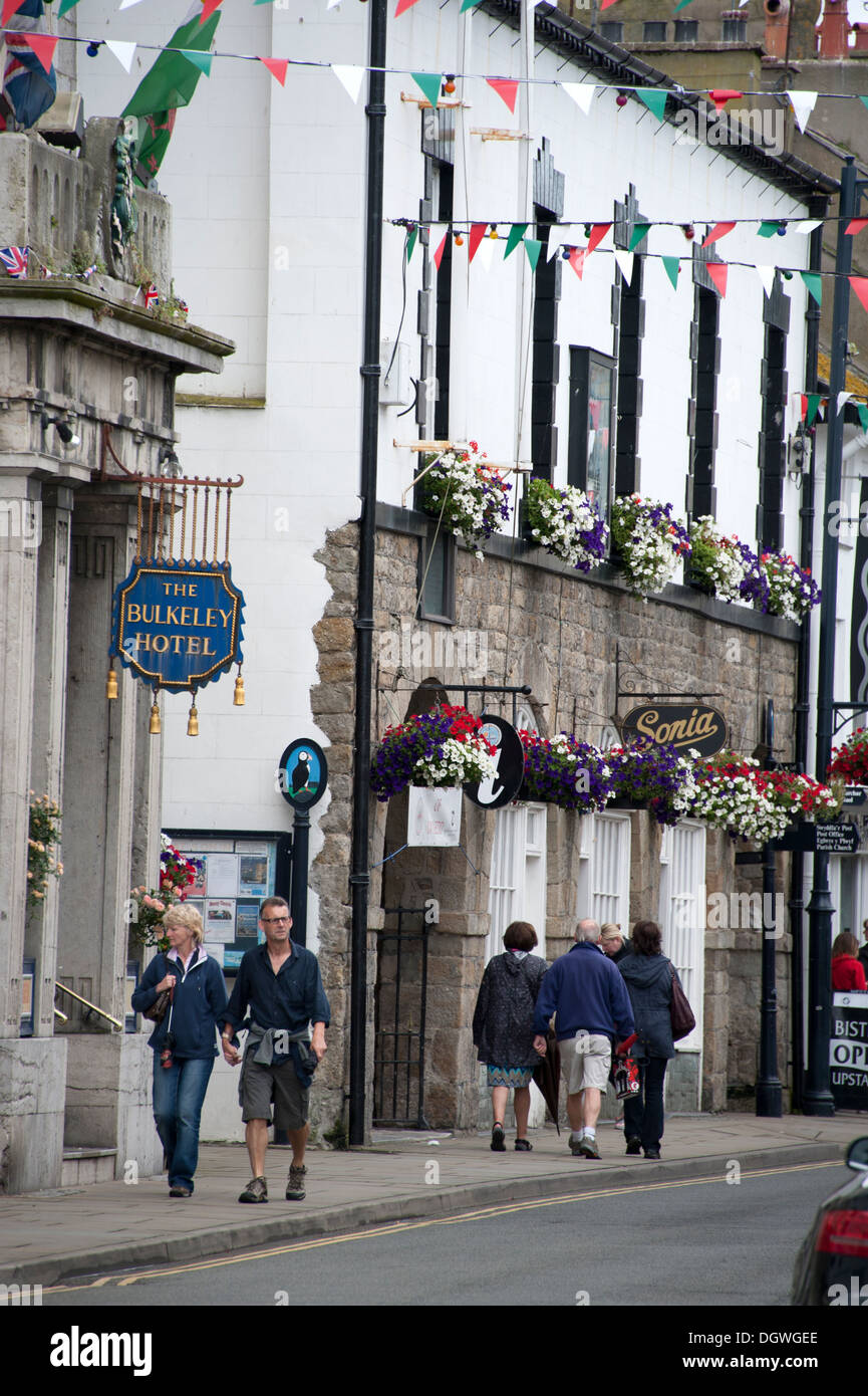 High Street Beaumaris Anglesey North Wales UK Stock Photo Alamy