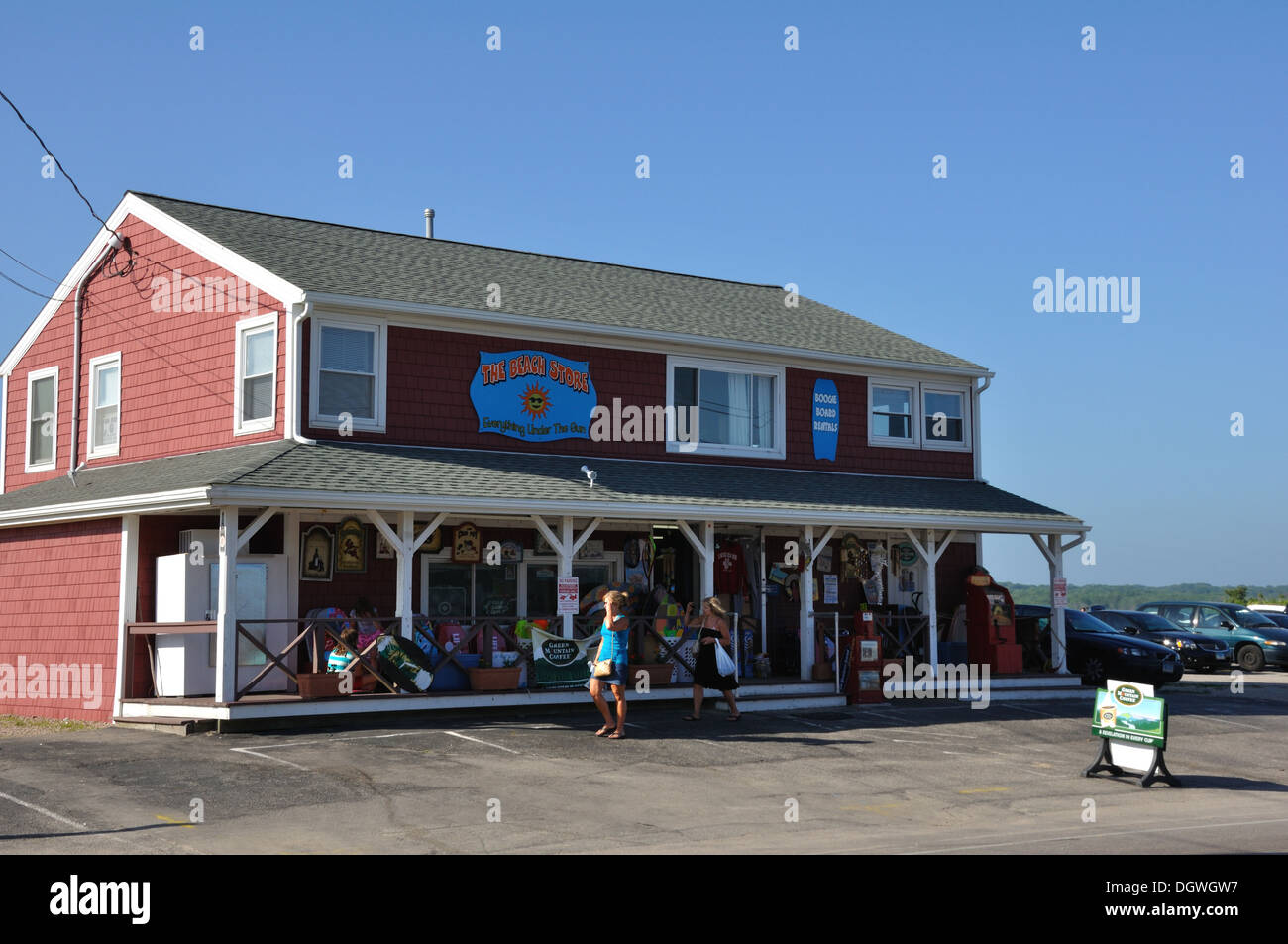 Store at Misquamicut Beach Resort, Westerly, Rhode Island, USA Stock Photo