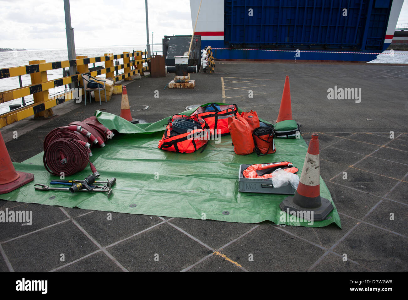 Fire Salvage Sheet Equipment Dump Area Forward control Point Stock