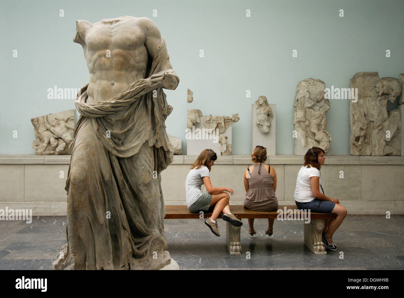 Berlin. Germany. Pergamon Museum. 2nd century BC statue of Zeus and