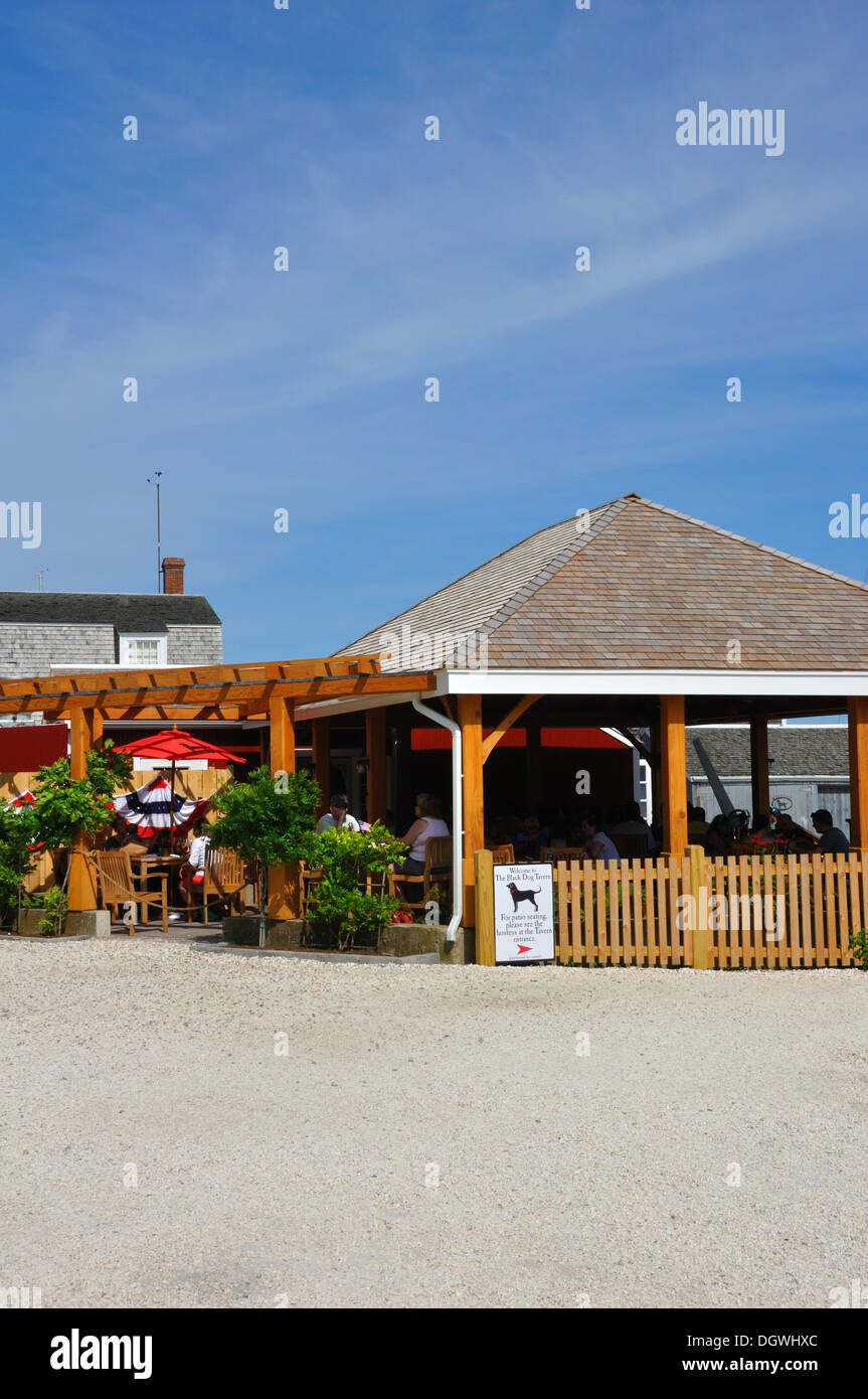 Marthas vineyard black dog tavern restaurant terrace haven hires stock