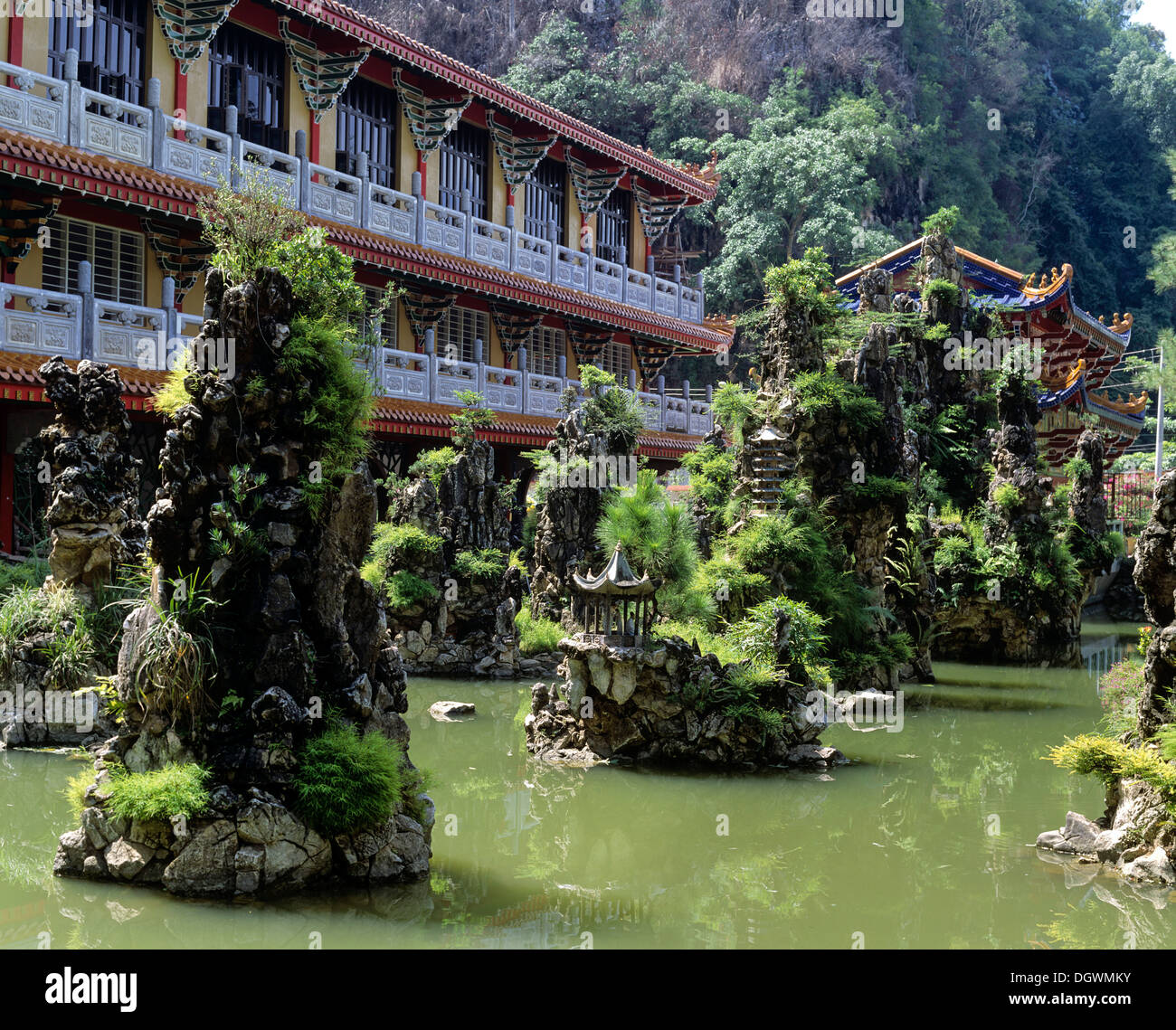 Sam Po Tong Temple, Gunung Rapat, Ipoh, Perak, Südostasien ...