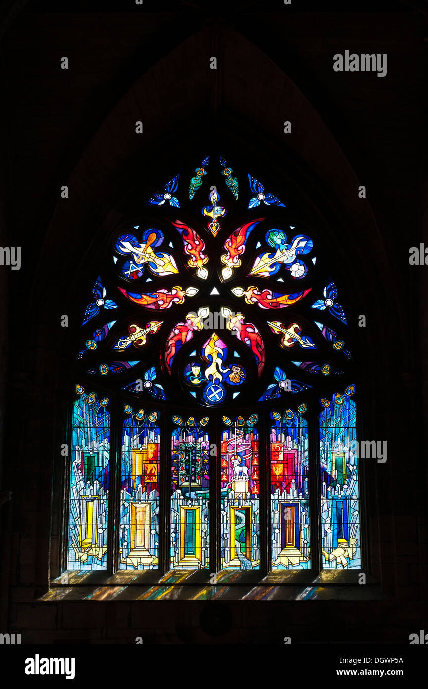 Large stained glass window hires stock photography and images Alamy