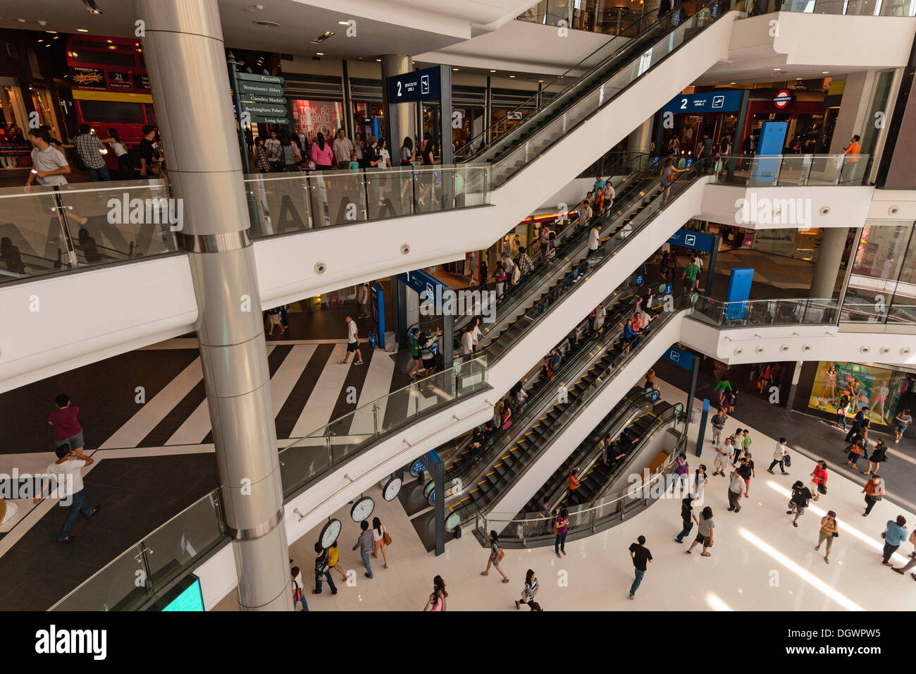 Terminal 21, shopping centre, interior, Sukhumvit Road, Bangkok, Thailand, Asia Stock Photo Alamy