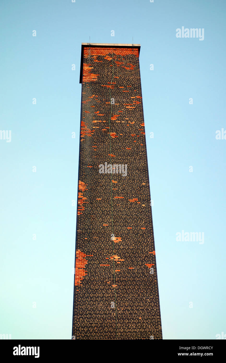Old red bricks stack pipe Stock Photo