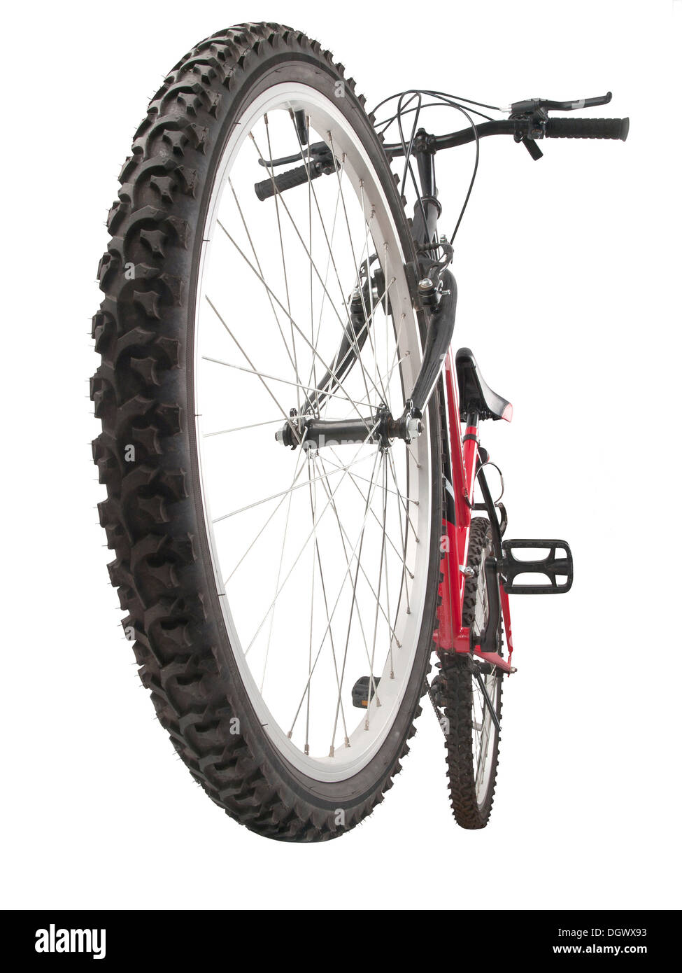 Mountain bike front wheel Cut Out Stock Images Pictures Alamy