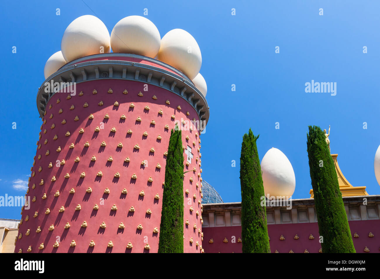 Details of Salvador Dali museum in Figueras, Spain Stock Photo