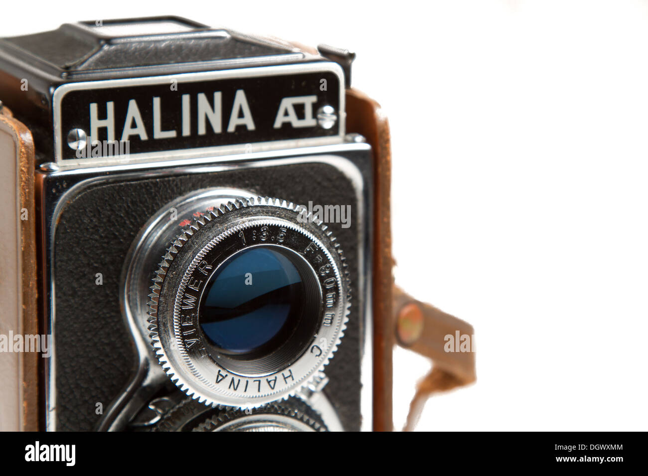 Halina AI Twin Lens Reflex Camera Stock Photo Alamy